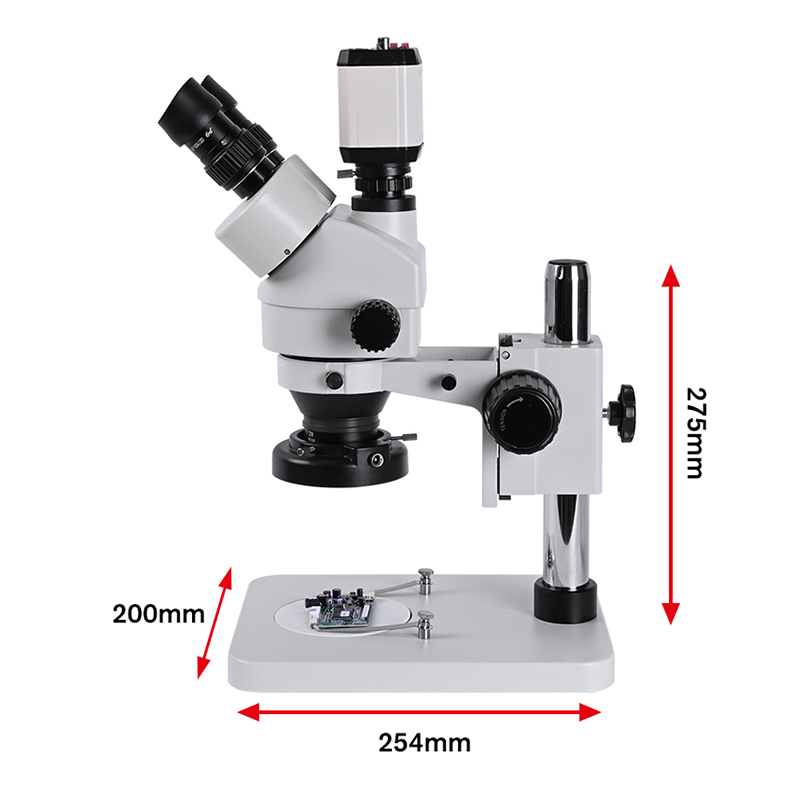 Industrial grade 3.5-90X stere - đánh giá và giá Stereo Trinocular Microscope Pcb