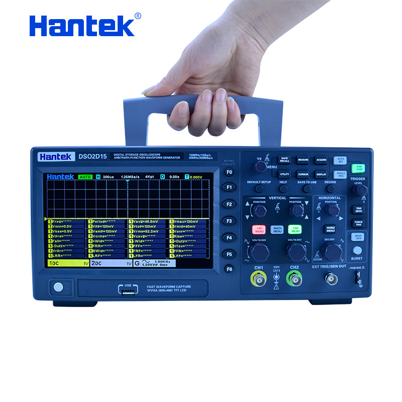 Hantek DSO2C10 2C15 2D10 2D15  - đánh giá và giá Signal Generator Spectrum Analyzer